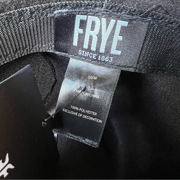 NWT Frye Men’s Black Felt Braided Band Stiff Brim Stetson Hat, OSFM - Picture 8 of 10